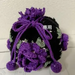 ✿ハンドメイド✿　　薔薇モチーフの巾着