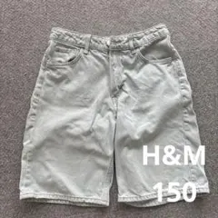 H&M キッズ　ハーフパンツ　デニム