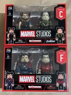 MARVEL ベアブリックくじ　ペアボックス賞　C F 2個セット