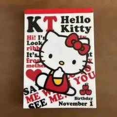 サンリオ ハローキティ 40周年 ❤️ メモ帳 レア❗ - メルカリ