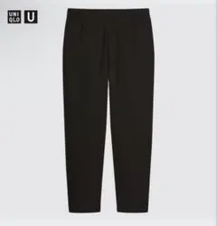 UNIQLO U フレンチリブパンツ L ブラック