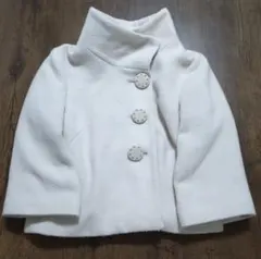 CECIL McBEE ホワイトコート ショート丈