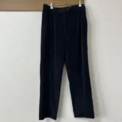 7 MUNSINGWEAR マンシングウェアコーデュロイブラックパンツのサムネイル