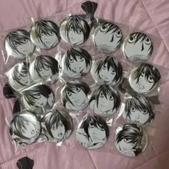 ハピクロ！ コミックス缶バッジ コレクション 夜神月 ブロマイド ポストカード DEATH NOTE