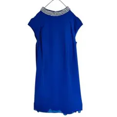 ビジュー付きパーティードレス　ワンピース　フリーサイズ