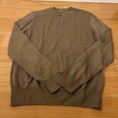 ブラウン ニット 長袖セーター　無印 muji Sサイズ