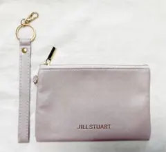 ジルスチュアート　ストラップ付き　ポーチ　ピンク　紫　パープル　ゼクシィ