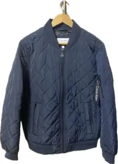 Calvin Klein ネイビー キルティングブルゾン