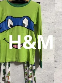 【H&M】エイチアンドエム　ミュータントタートルズ パジャマ キッズ　130