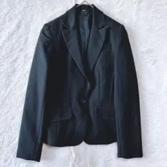 リンドストーム　テーラードジャケット　L　羽織り　面接　黒　フォーマル　オフィス