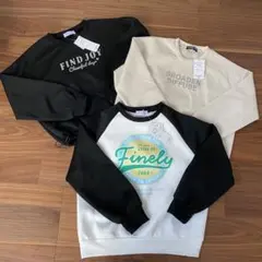 新品未使用タグ付き バースデイ 3枚セット 薄手 トレーナー 150