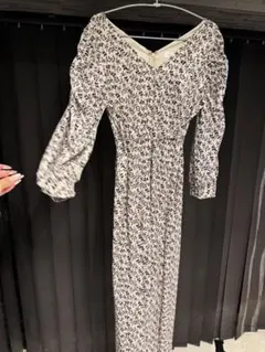 アンドクチュール　花柄ワンピース
