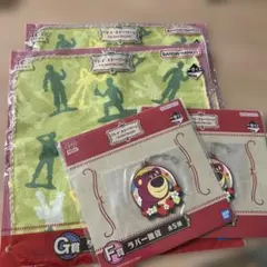 トイストーリー タオル キーホルダー 4点セット