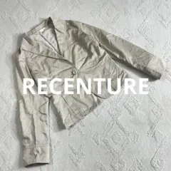 リセンチュア RECENTURE テーラードジャケット ベージュ 11AR L