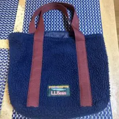 限定品‼️値下げ‼️L.L.Bean ネイビー ボア トートバッグ