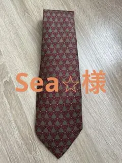 HERMES エルメス 100%シルクネクタイ