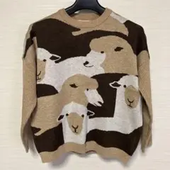 amiamieの羊セーター　サイズ130 美品