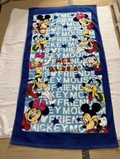 ディズニー　ミッキーマウス　バスタオル
