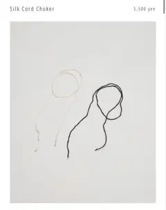 新品未使用】Thin Beads Choker ホワイト - メルカリ