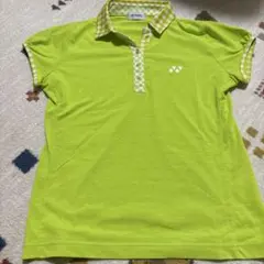 YONEX ポロシャツ L ライムグリーン