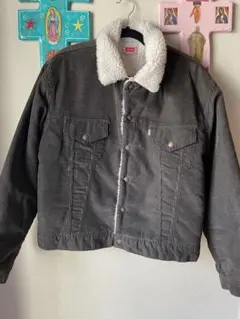 70s リーバイス コーデュロイ ボアジャケット チャコール