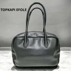 TOPKAPI EFOLE フェイクレザー ビッグ ボストンバッグ