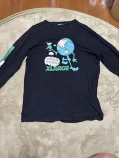 XLARGE 長袖カットソー ネイビー