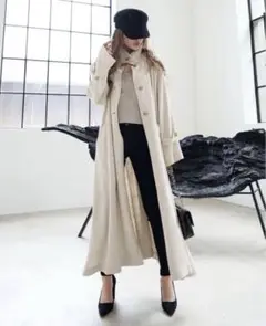 リネン ドロスト トレンチコート