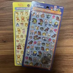 正規品　ボンボンドロップミニ　2枚セット プーさん　ズートピア