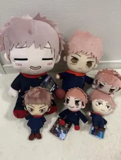 呪術廻戦 虎杖悠仁 ぬいぐるみ セット プライズ