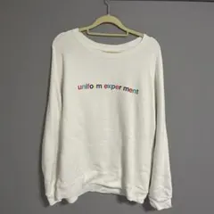 uniform experiment スウェット 3 ホワイトのサムネイル
