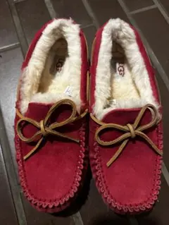 UGG レッド モカシン