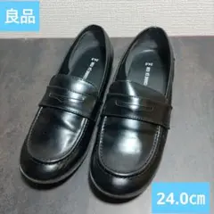 良品　COMME CA ISM ブラックローファー 24.0㎝
