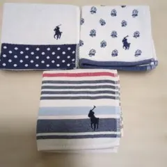 Polo Ralph Lauren タオルハンカチ 3枚セット
