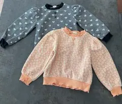 favon バースデイ 花柄 ハート柄 トップス 110 トレーナー