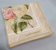 ローラーアシュレイ 大判 花柄 ハンカチ ハンカチーフ