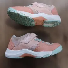 asics キッズスニーカー ピンク　17
