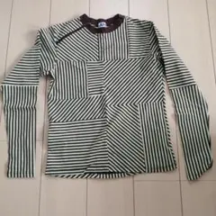 ABAHOUSE ストライプ 長袖カットソー