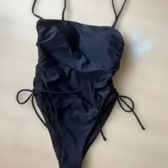 노 바운더리 원피스 스윔수트 블랙