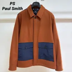 PS Paul Smith ウールコート ブラウン ネイビーのサムネイル