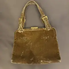 PRADA ヴィンテージ？ベルベットハンドバッグ