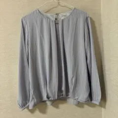 Honeys ストライプ 長袖ブラウス Mサイズ