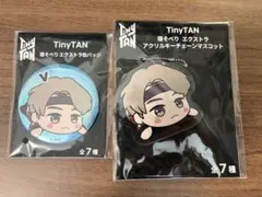 BTS TinyTAN V テテ 缶バッジ アクリルキーホルダー セット 公式