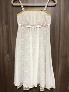 ドレス 新婦結婚式二次会 発表会 パーティー 白