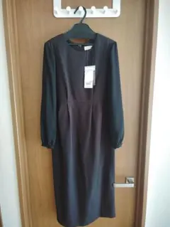 BEAMS ブラック ロングワンピース Mサイズ 長袖