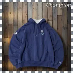Champion チャンピオン 刺繍ロゴ 1/4ジップパーカー ジップアップ L