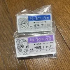 鬼滅の刃 名札バッジコレクション 嘴平伊之助　胡蝶しのぶ