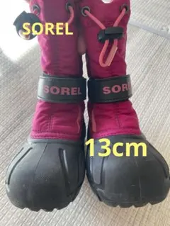 SORELスノーブーツ　ピンク　13cm