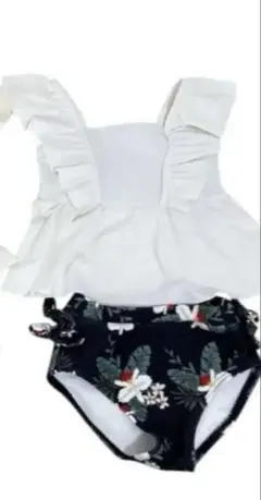 【あい様専用】女の子用水着セット フリル付き　90