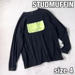大人気 【STUD MUFFIN】ボックスロゴ ネオンカラー 長袖カットソー 4